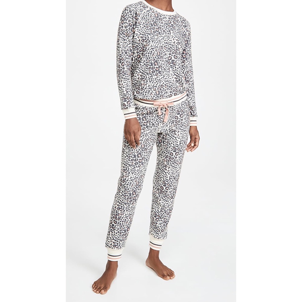 PJ Salvage Leopard Thermal Lounge Set